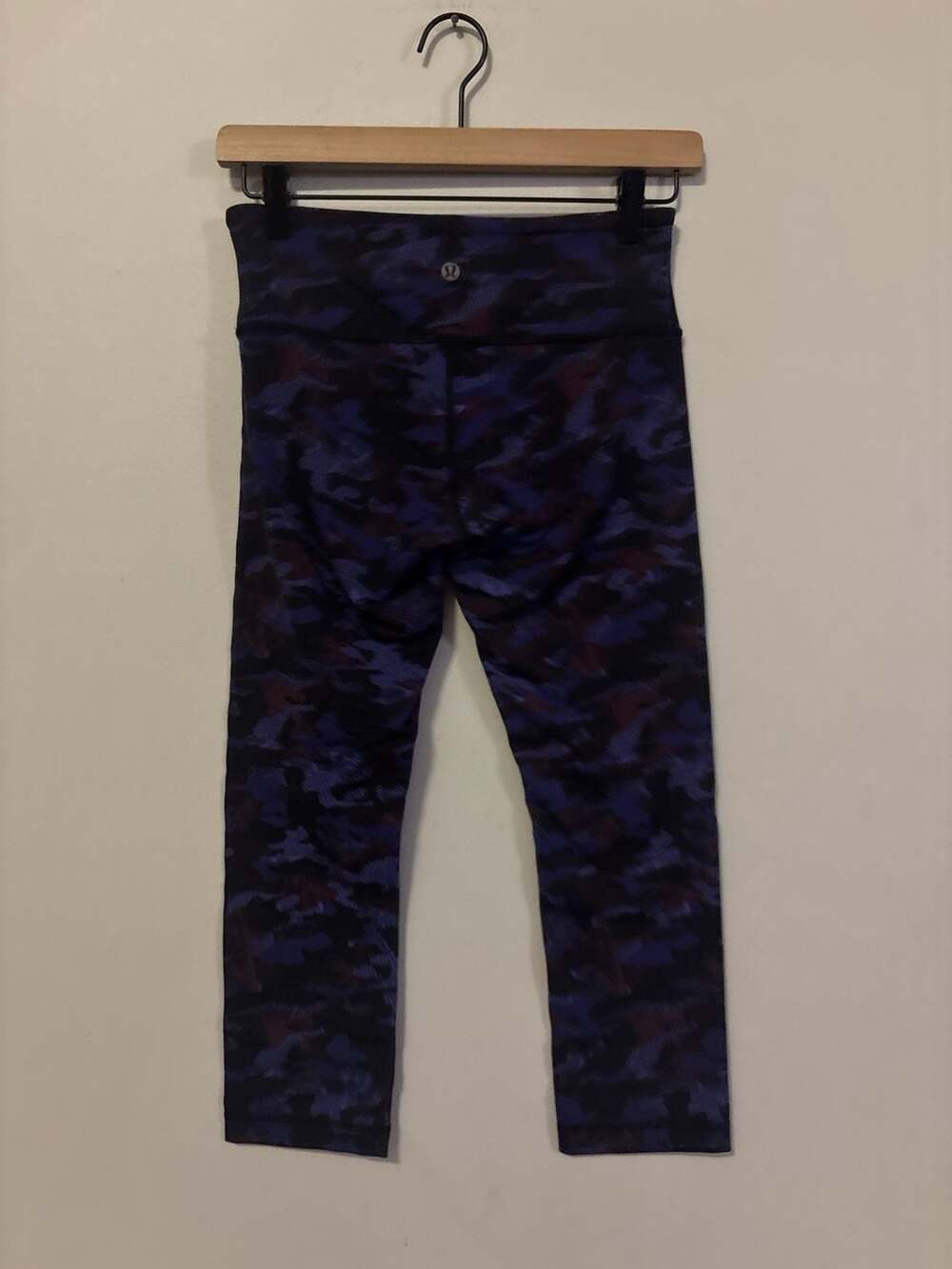 Lululemon Wunder Under High-Rise Crop 21" Incognito Camo Multi Grey Size 4